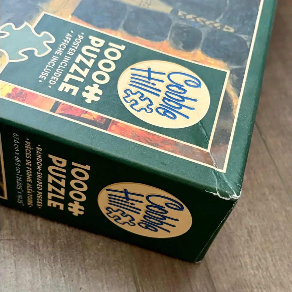 Cobble Hill Santa and Puppies Puzzle - Picture 2 of 4